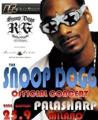 Snoop Dogg in concerto a Milano il 25 Settembre 2008 al Palasharp
